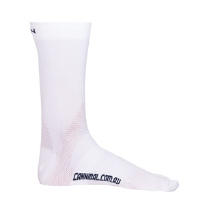 Cannibal Arch Support Sock Mid Length White