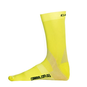 Fluoro Yellow Cycle-Run Socks