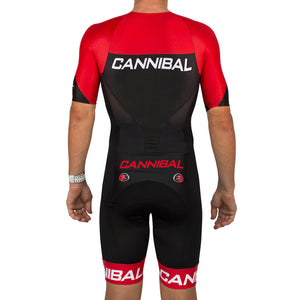 CANN Elite Sleeved Tri Suit Red